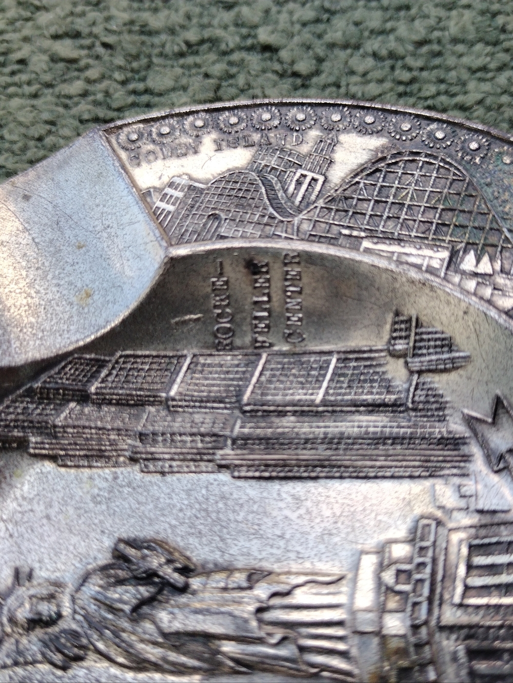 NYC Souvenir Metal Ashtray-Made In Occupied Japan - Picture 10 of 11